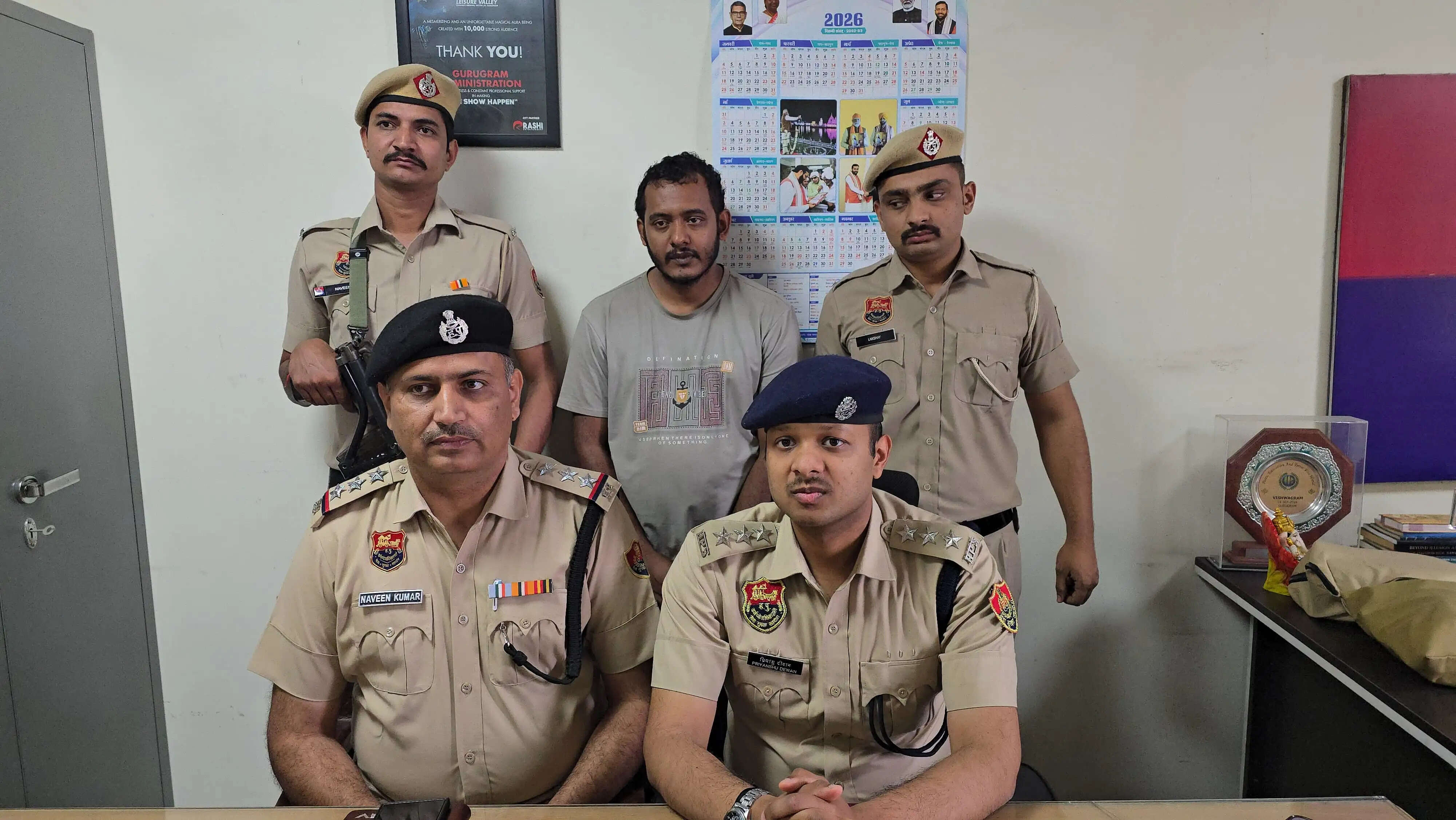 गुरुग्राम के स्कूलों में बम की अफवाह फैलाने वाला बांग्लादेशी नागरिक काबू