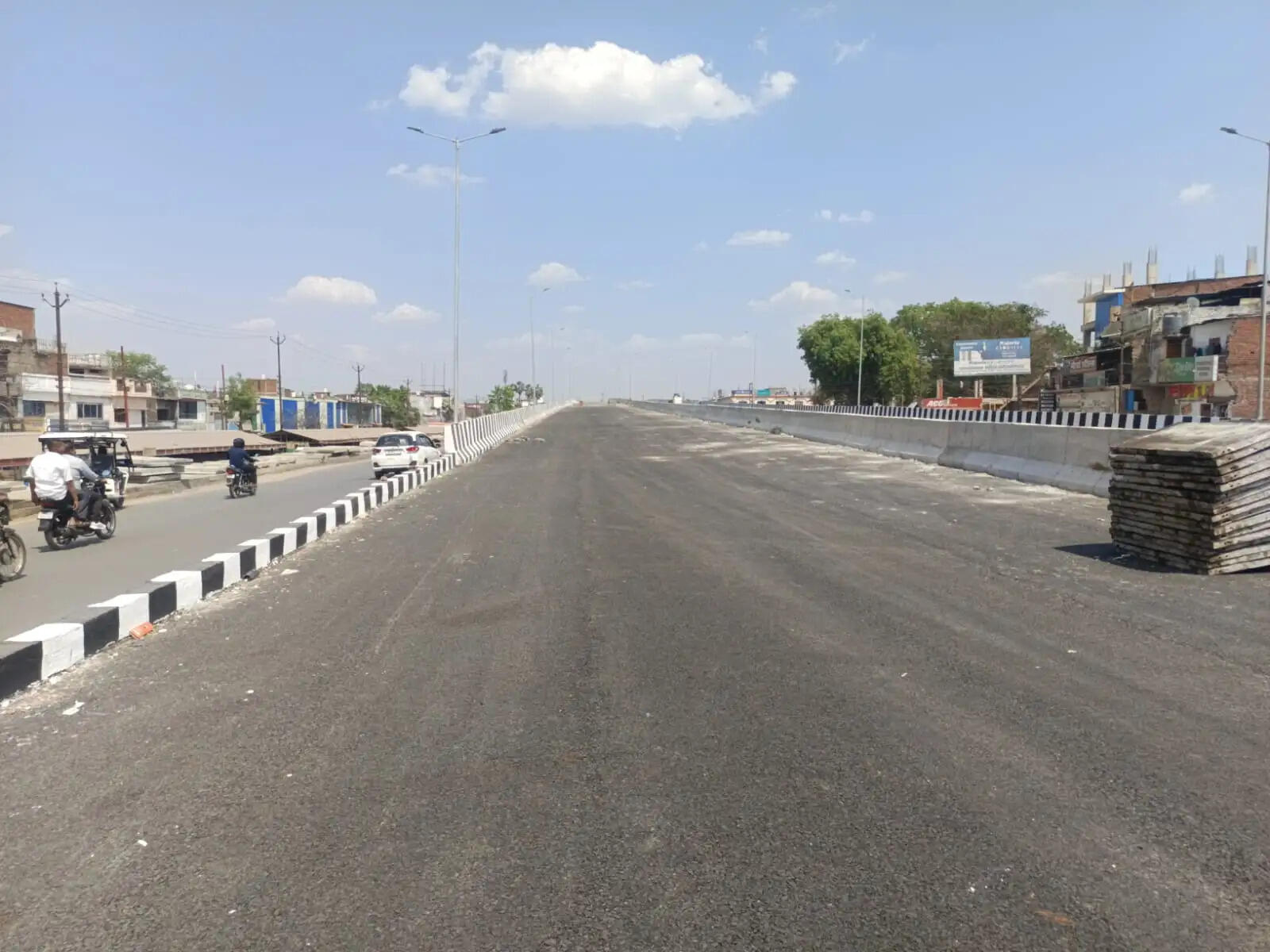 पहले सिक्सलेन फ्लाईओवर का निर्माण लगभग पूर्ण, लोकार्पण की तैयारी