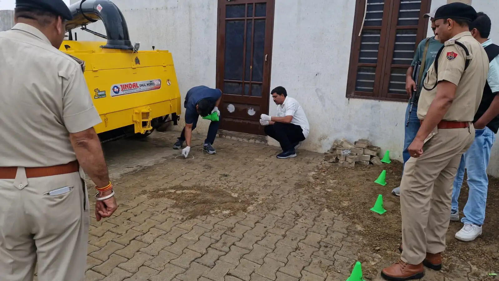 चंडीगढ़ में प्रापर्टी डीलर की हत्यारोपी कैथल में मुठभेड़ के बाद काबू