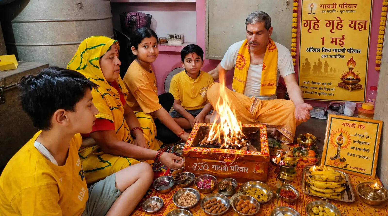बुद्ध पूर्णिमा पर गायत्री परिवार के 5 करोड़ साधकों ने किया सामूहिक गायत्री यज्ञ