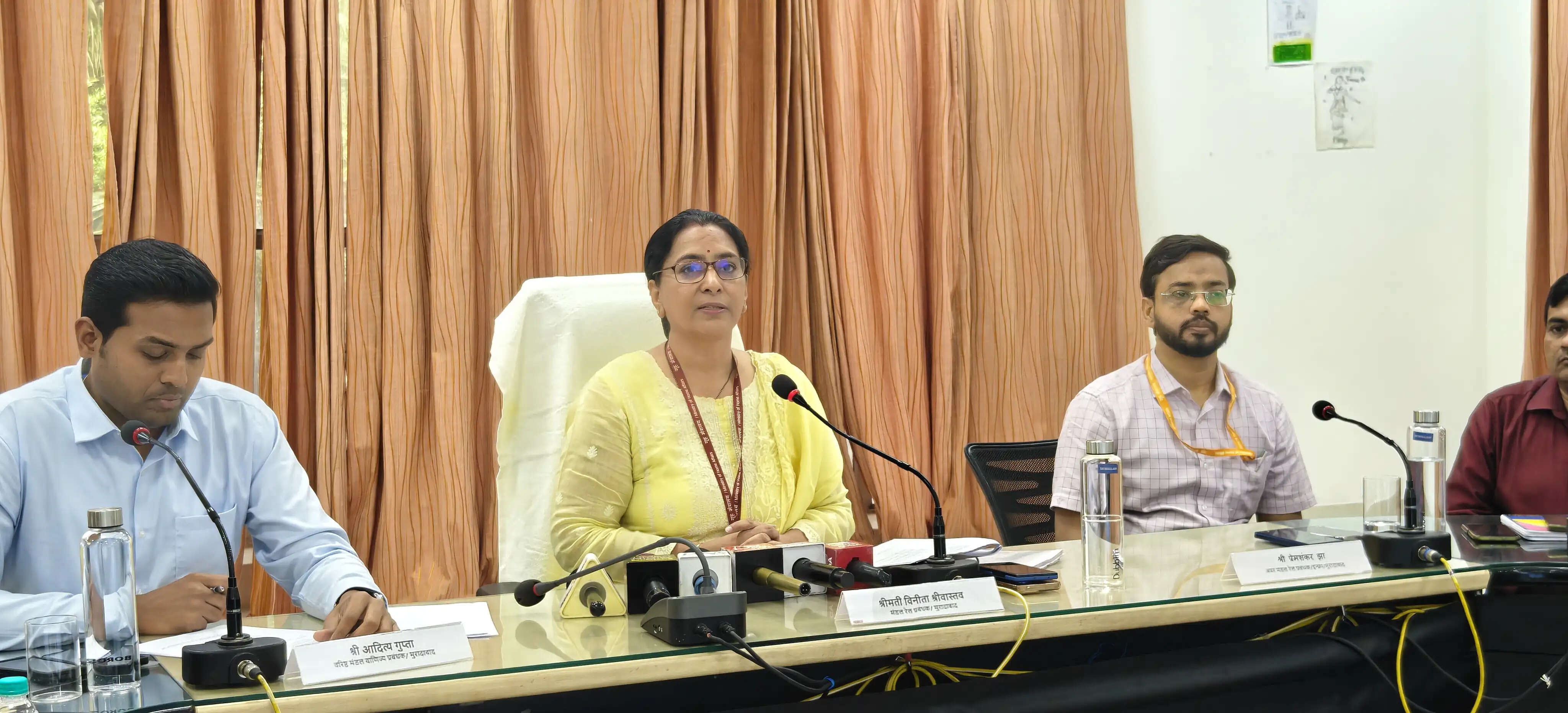 मुरादाबाद रेल मंडल में 2025-26 के दौरान 4865 जोड़ी ट्रेनें चलाई गईं