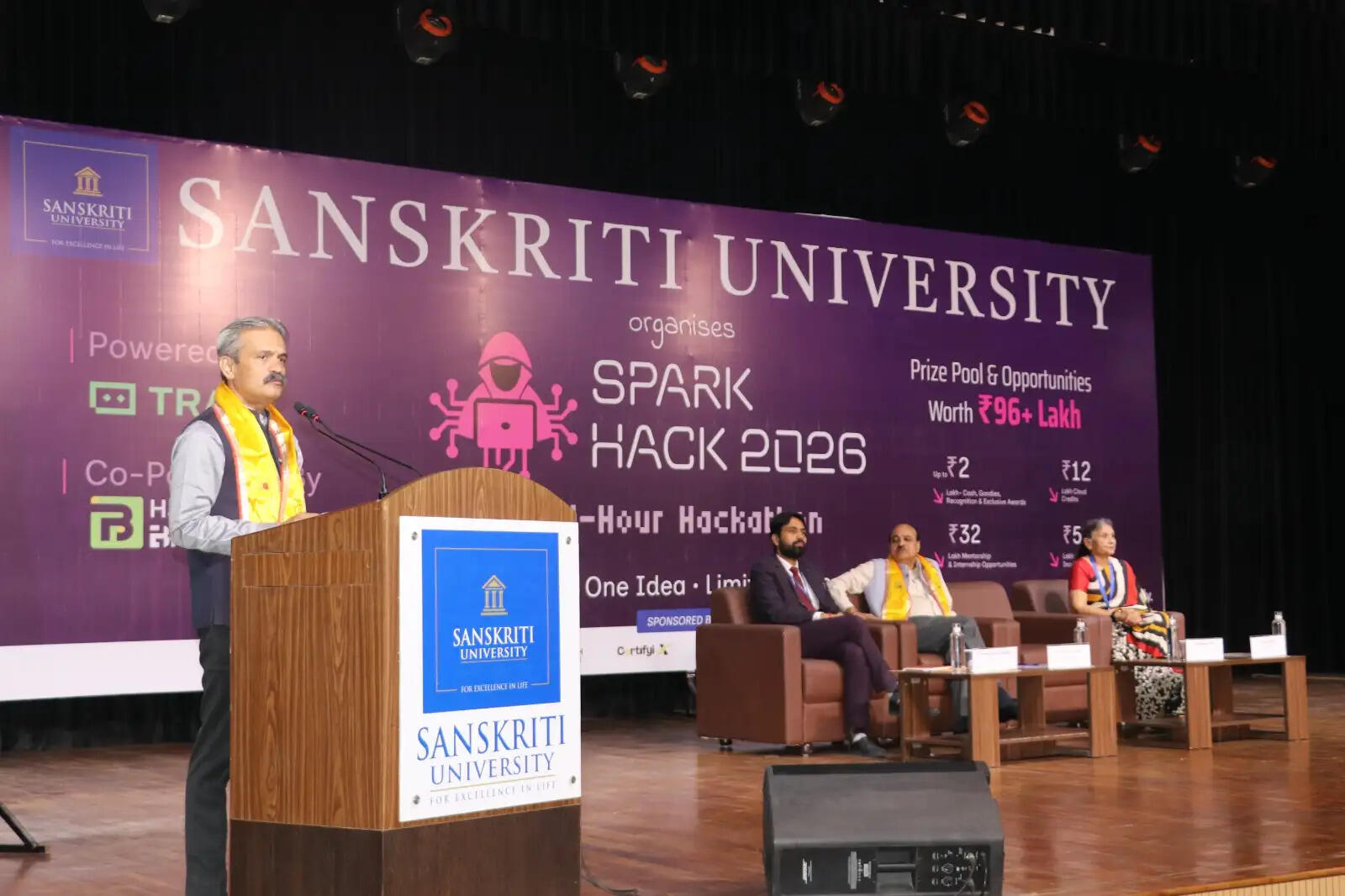 स्पार्क हैक 2026 का भव्य शुभारंभ, देशभर से 128 टीमों की भागीदारी