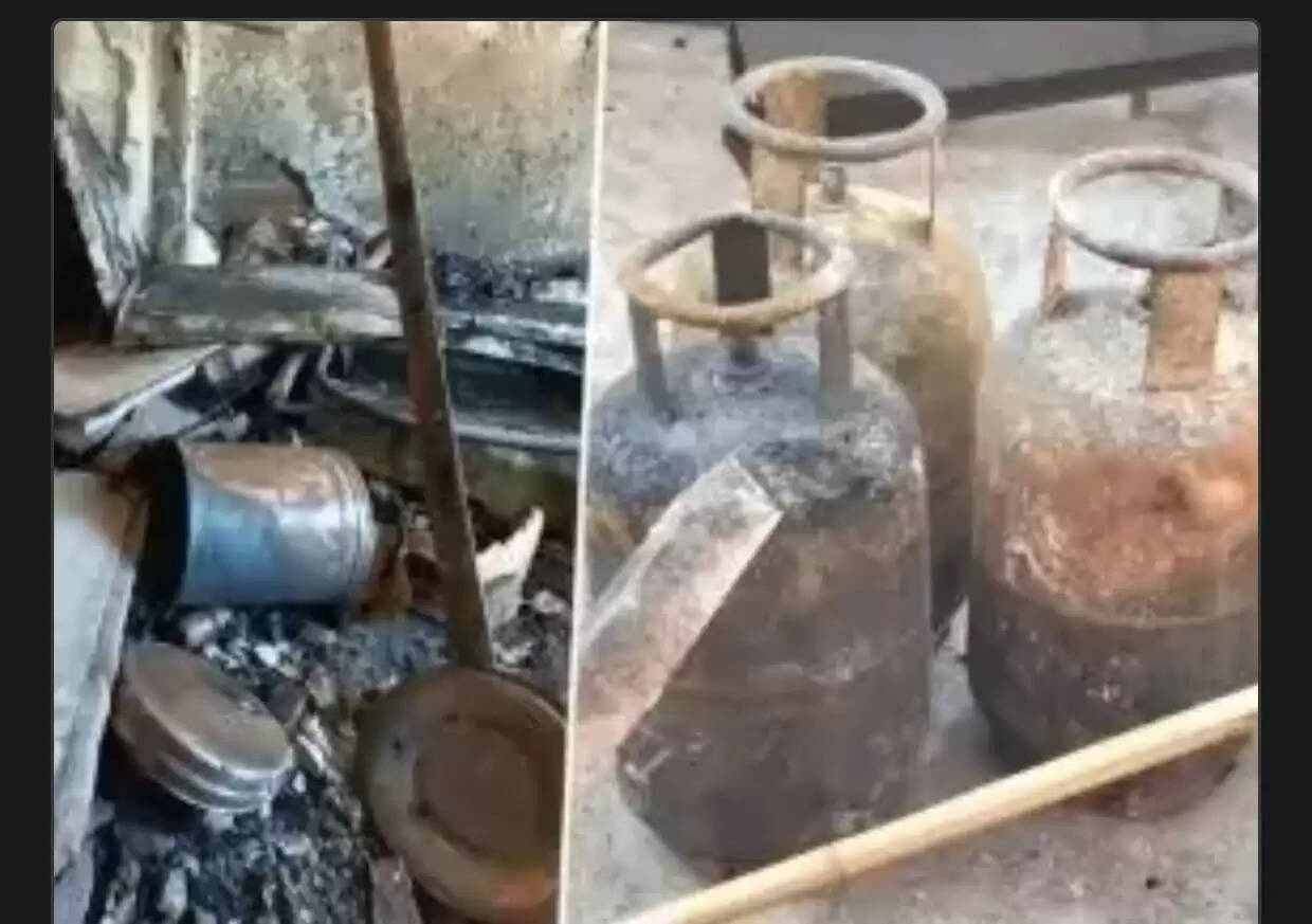 (अपडेट) चिंगारी से बारूद में लगी आग गैस सिलेण्डर तक पहुंची, ब्‍लास्‍ट में 13 से ज्यादा लोग झुलसे