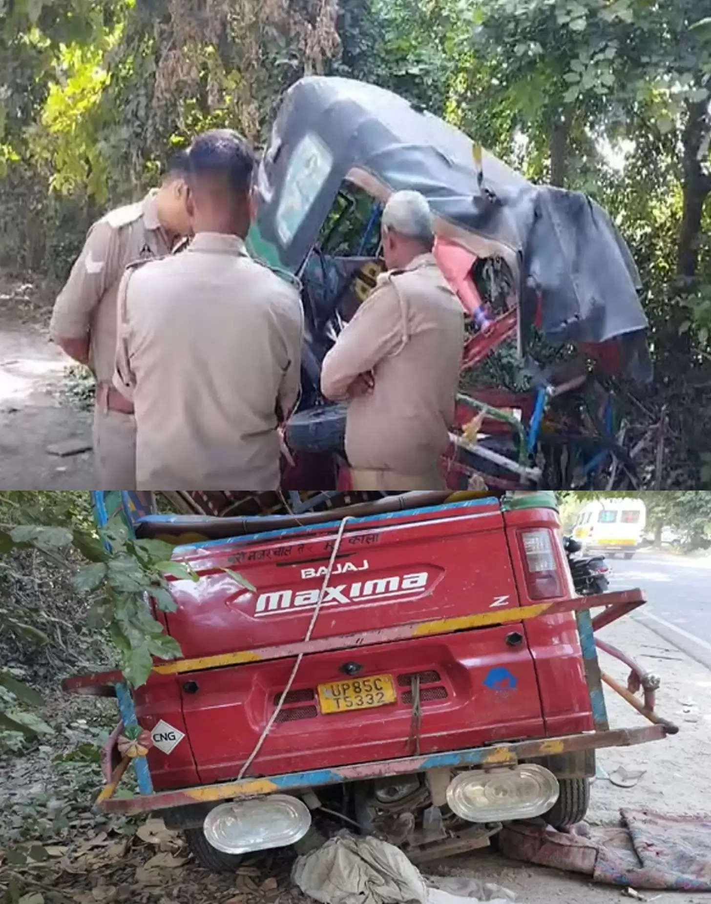 सिटी बस ने ऑटो में टक्कर मारी, दो की मौत