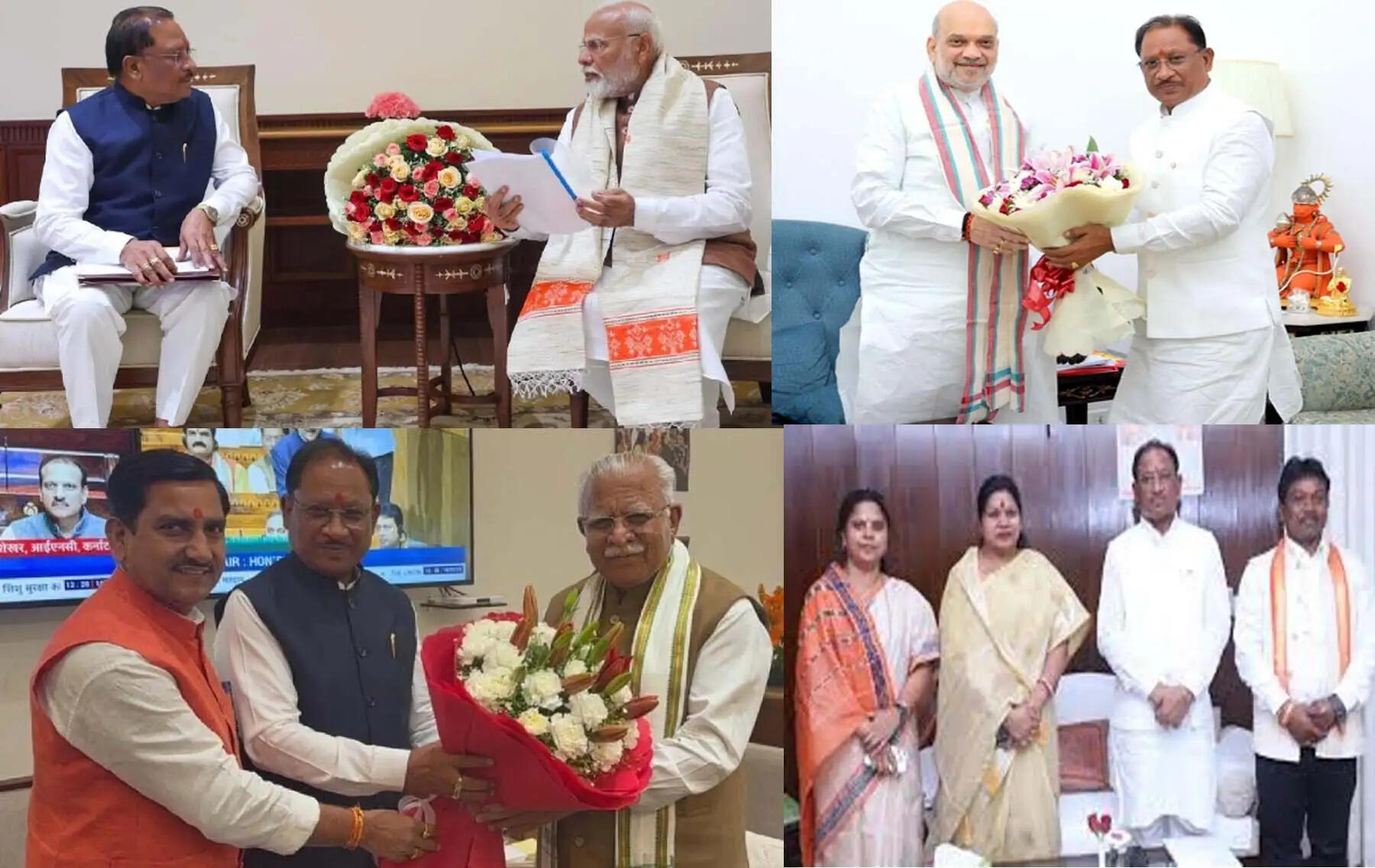 मुख्यमंत्री साय का दिल्ली दौरा :&nbsp;छत्तीसगढ़&nbsp;के विकास पेश किया ब्लू प्रिंट