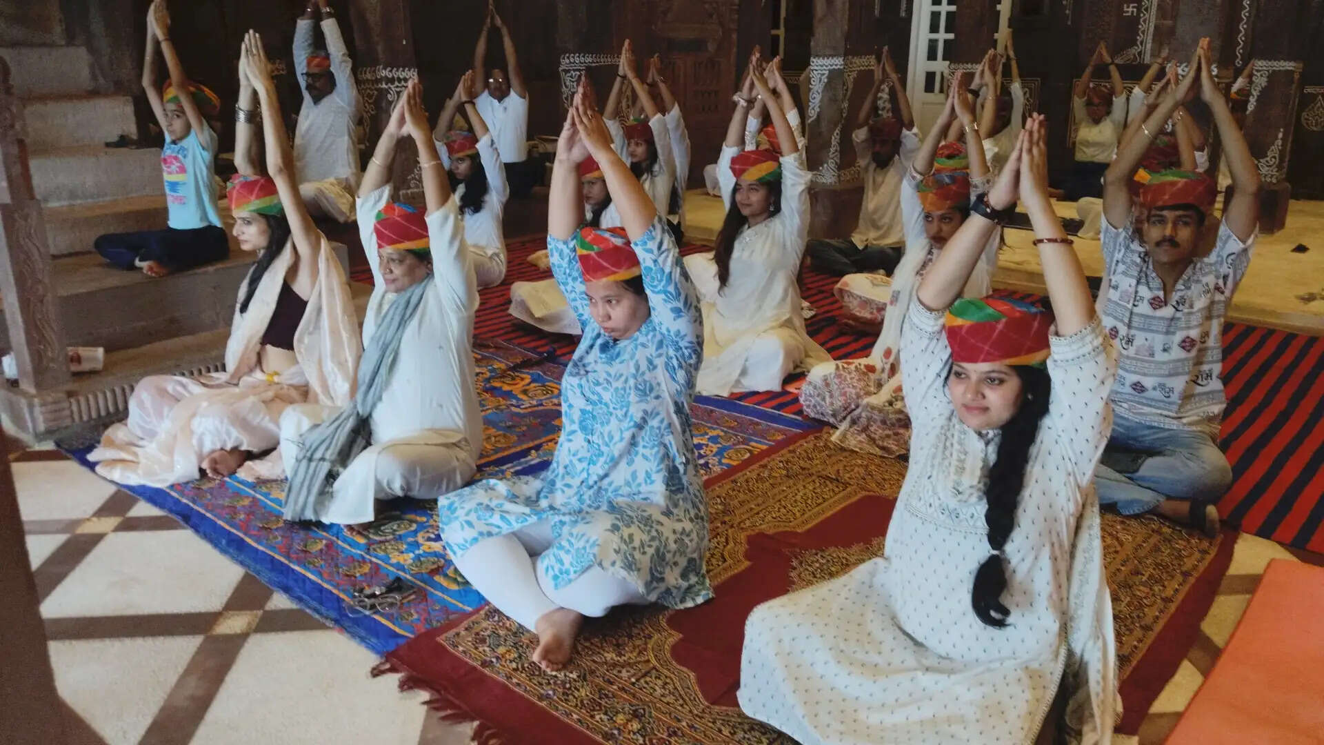 योग से दिया जा रहा स्वस्थ जीवन का संदेश