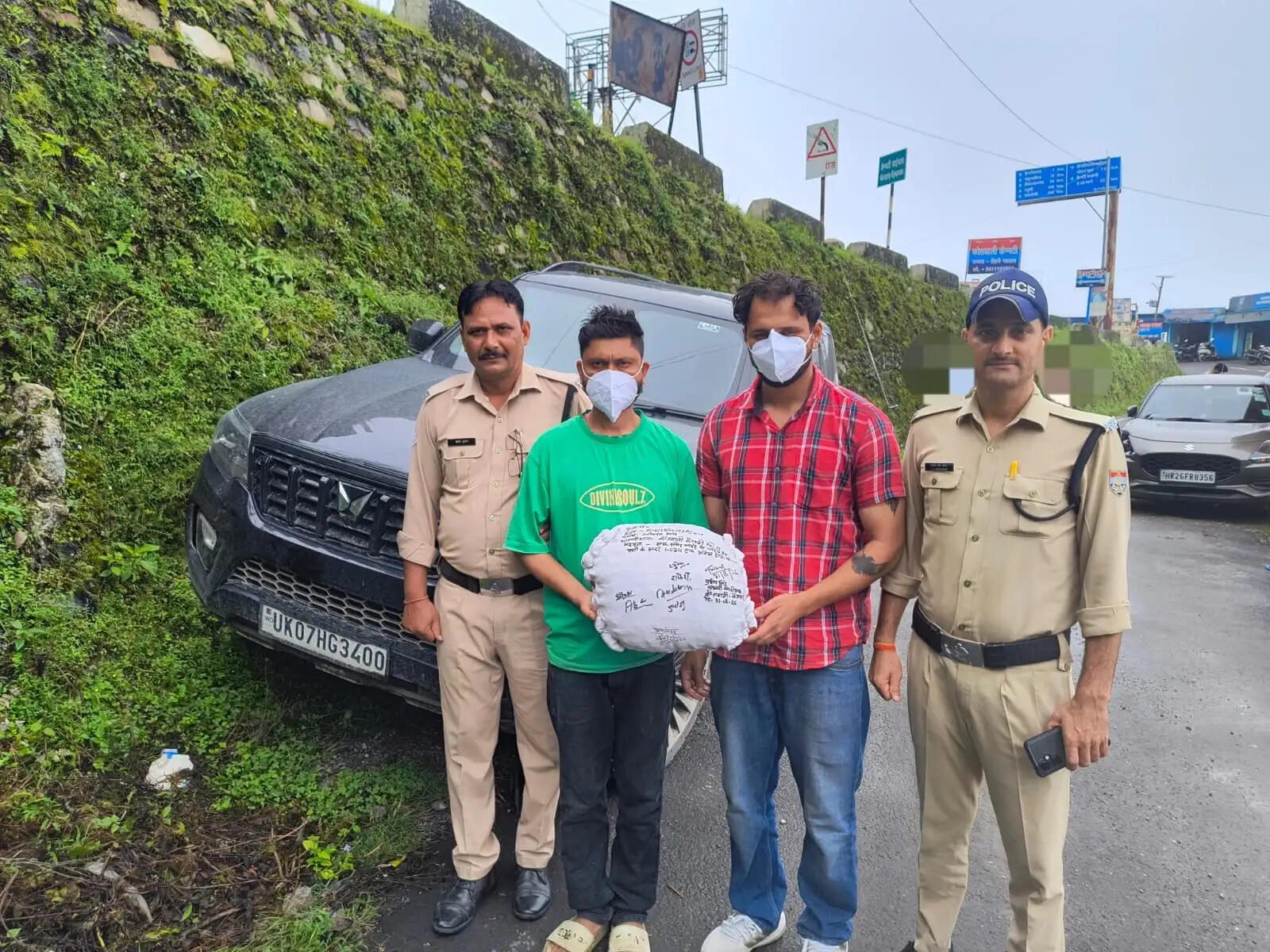 डोडा पोस्त के साथ दो अभियुक्त गिरफ्तार