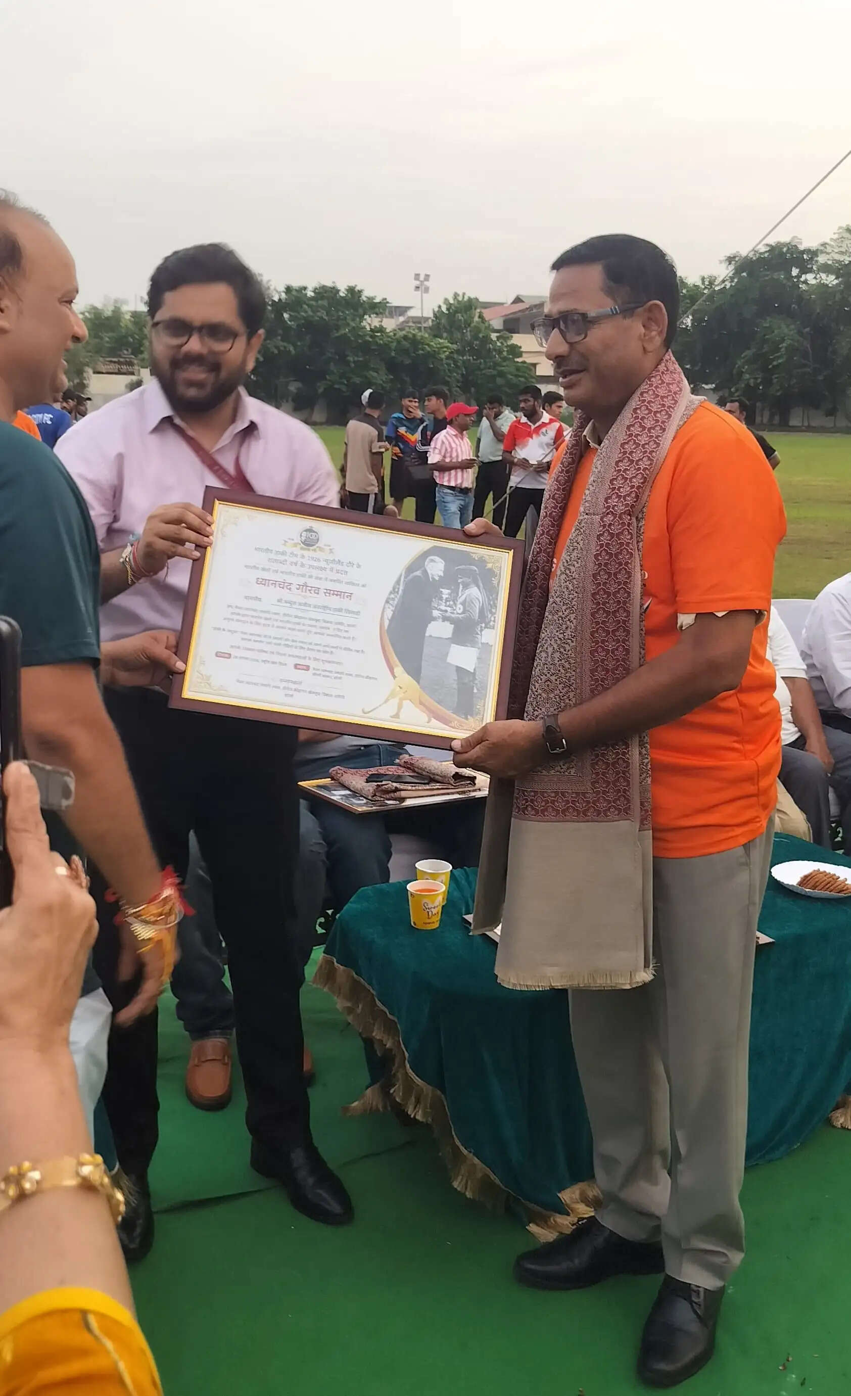 राष्ट्रीय खेल दिवस पर झांसी में ओलंपियन व अंतरराष्ट्रीय खिलाड़ी हुए सम्मानित