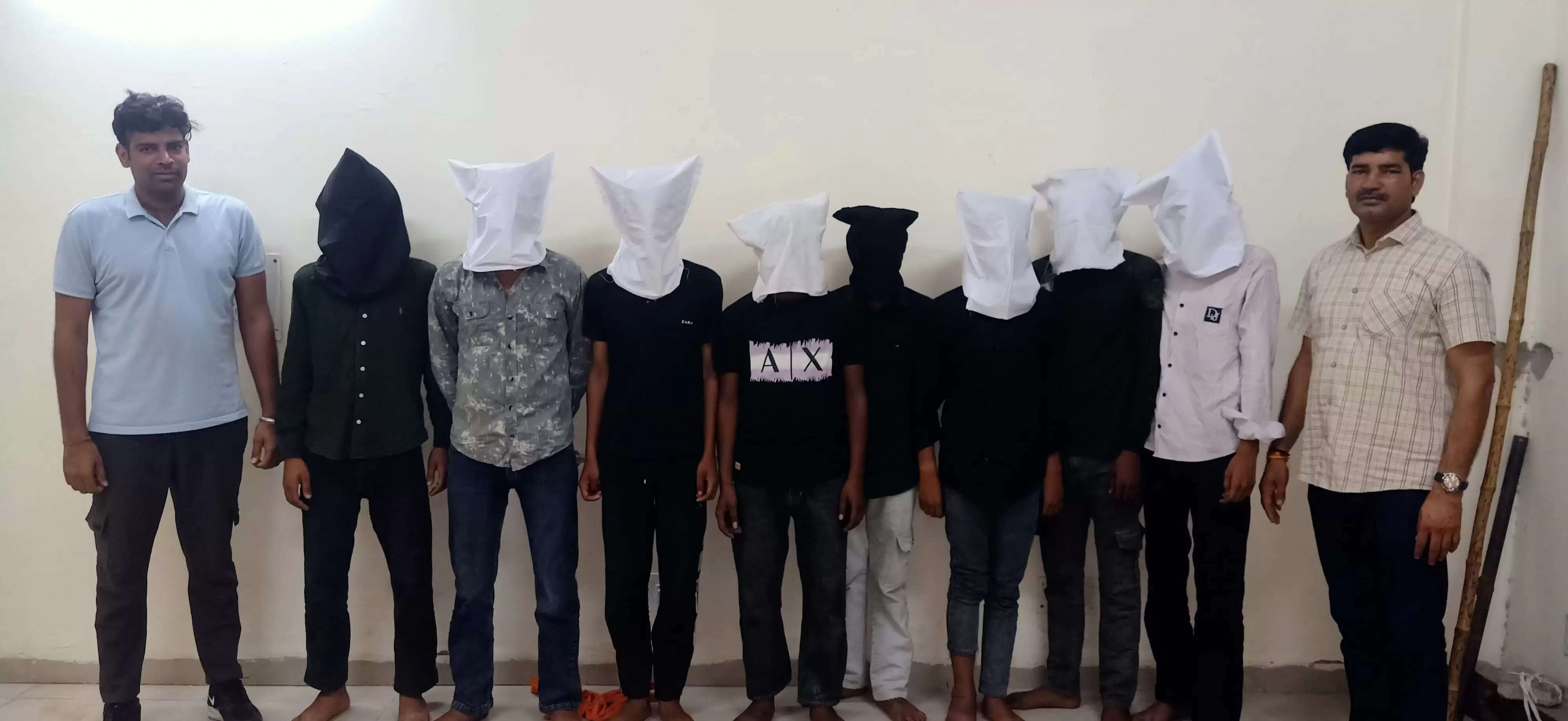 गुरुग्राम:गोली मारकर हत्या के आरोप में शूटरों सहित आठ आरोपी गिरफ्तार