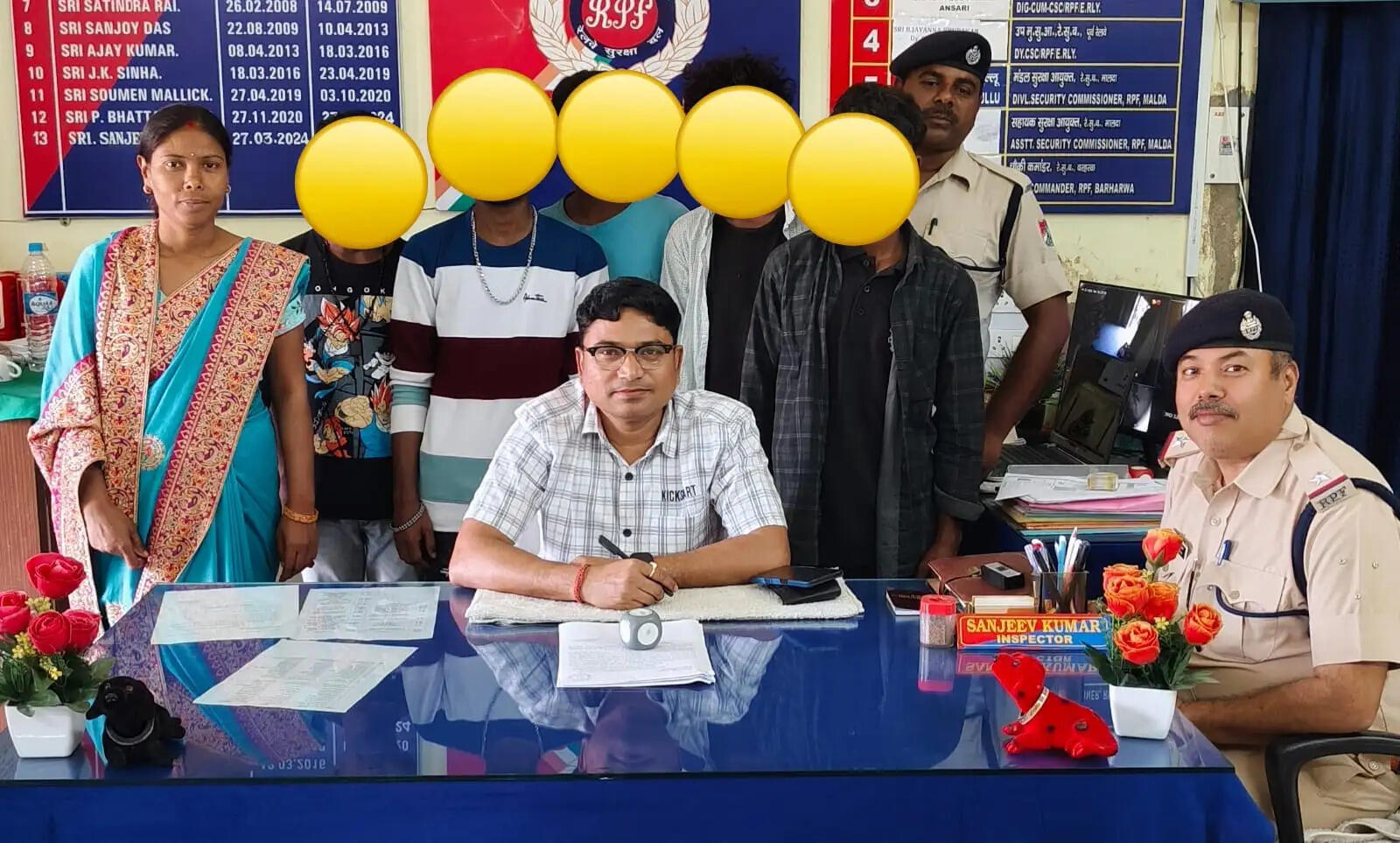 आरपीएफ ने पांच नाबालिग लड़कों को बचाया, संभावित मानव तस्करी को रोका