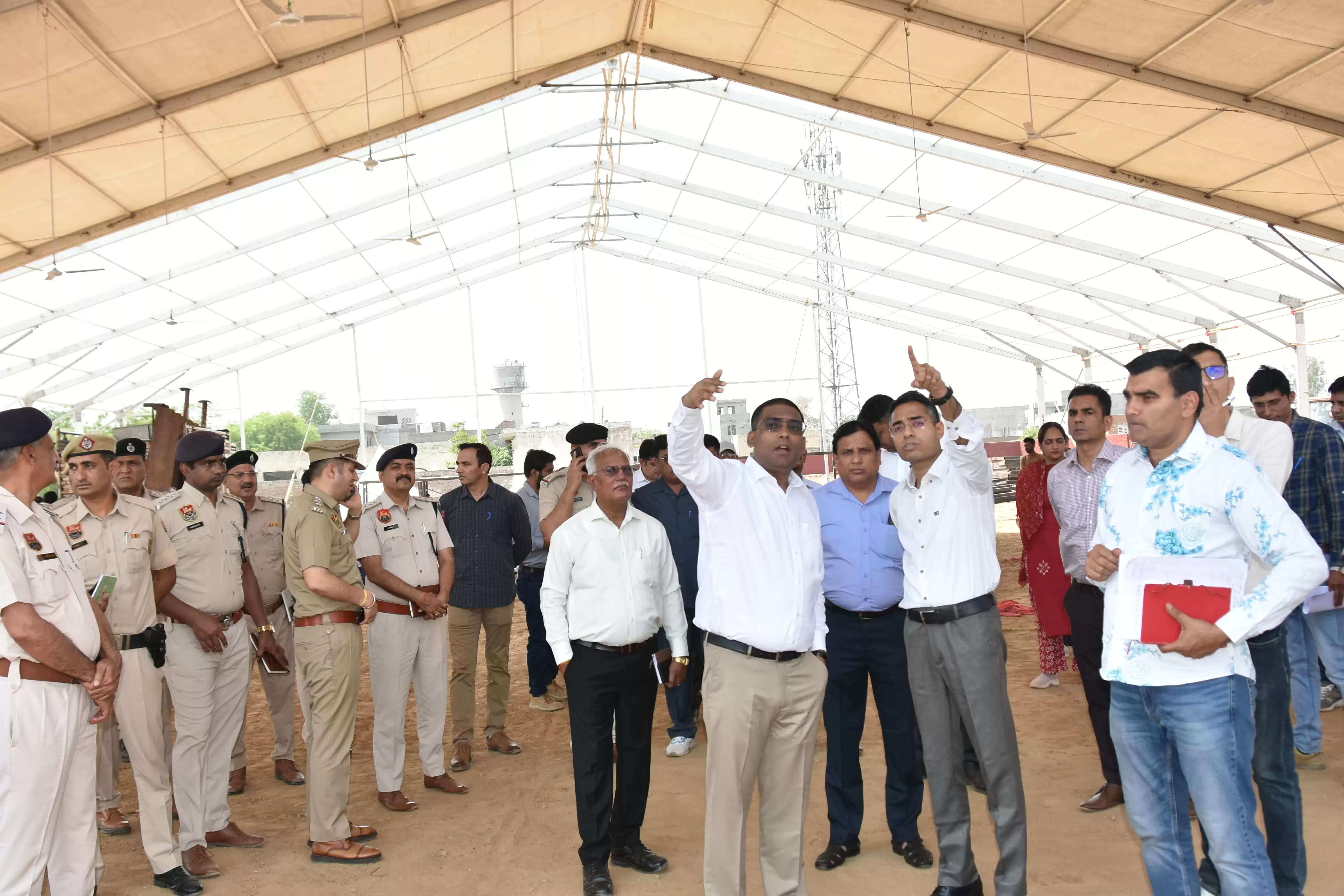 जींद : राज्यस्तरीय जयंती समारोह की तैयारियों का डीसी व एसपी ने लिया जायजा