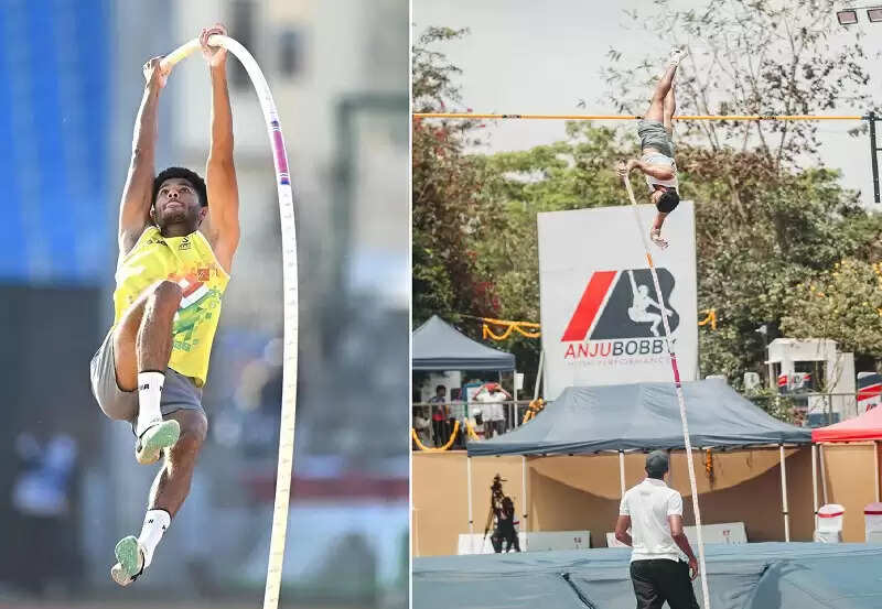 28वीं राष्ट्रीय सीनियर एथेलेटिक्स चैम्पियनशिप में मप्र के पोल वोल्ट खिलाड़ी देव मीणा ने जीता स्वर्ण पदक