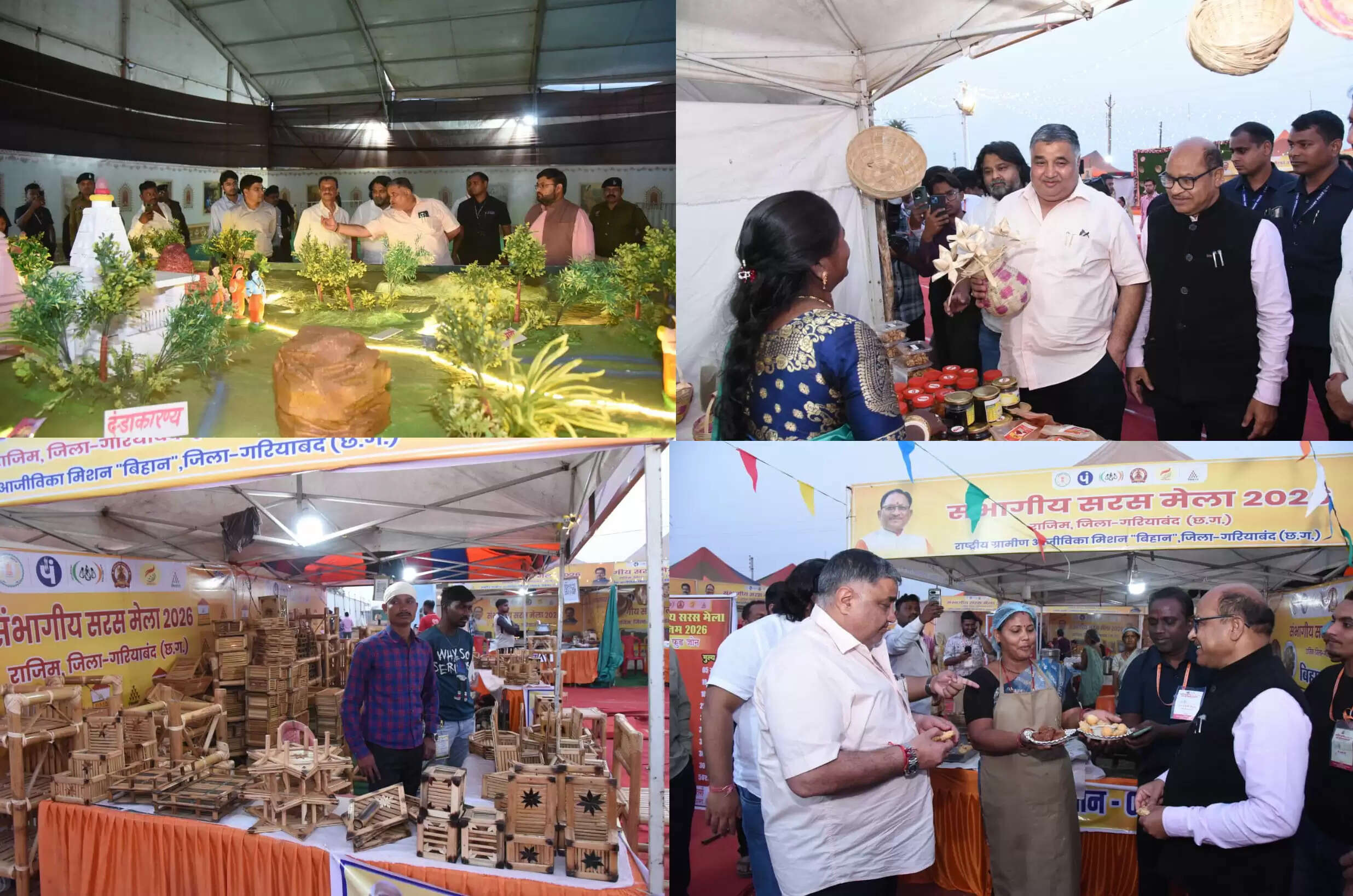 राजिम कुंभ कल्प 2026: पर्यटन मंत्री राजेश अग्रवाल ने त्रिवेणी संगम पर संतों से की भेंट