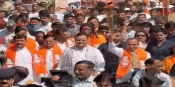 मोदी के शासन प्रमुख के रूप में 25 साल पूरे, जयपुर में निकली ‘सेवा ज्योति यात्रा’