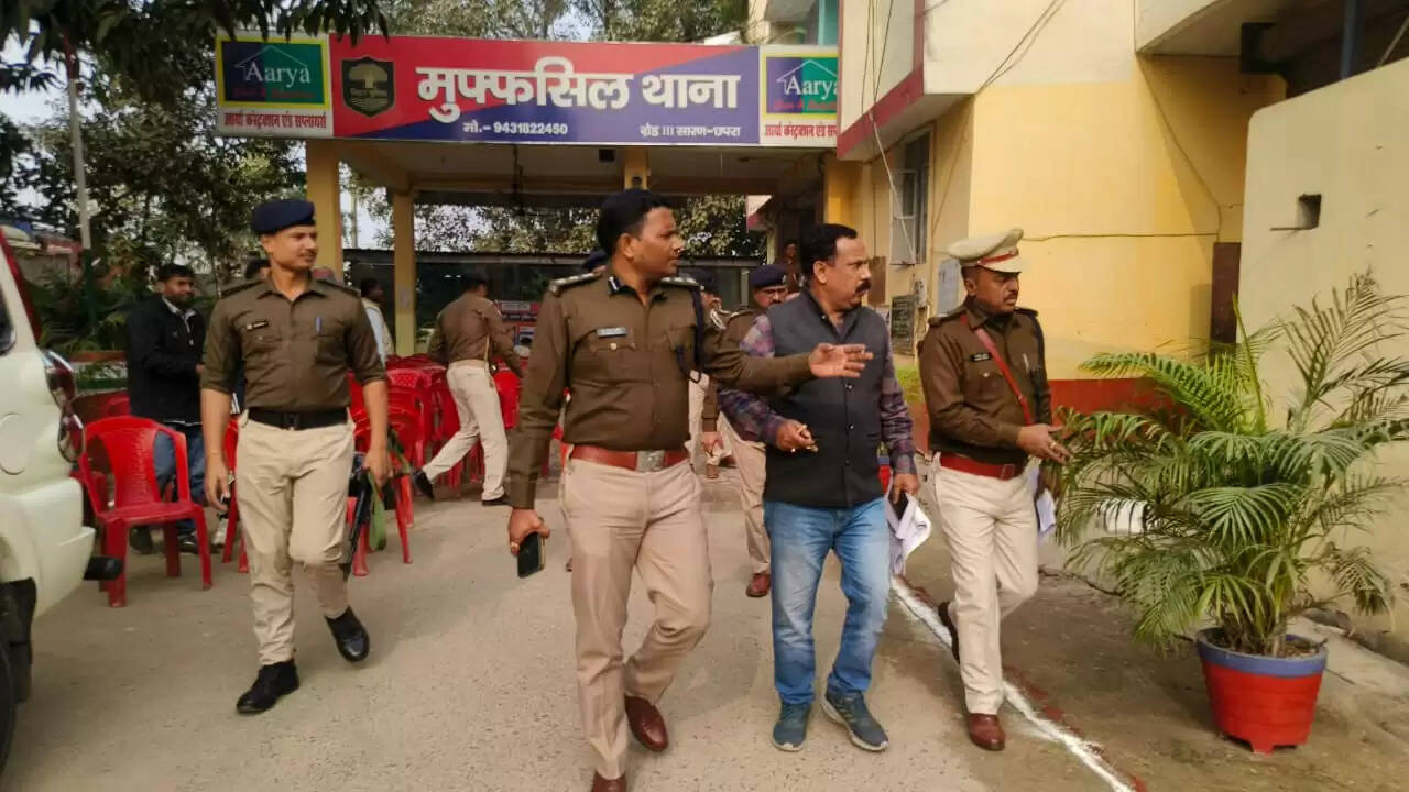 एसएसपी ने किया मुफस्सिल थाना का वार्षिक निरीक्षण