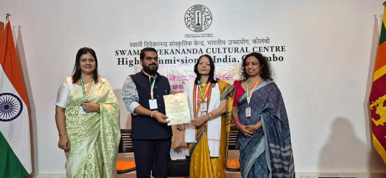 सिरसा: साहित्यकार कौशिक दंपति को मिला भारत-श्रीलंका हिंदी गौरव सम्मान