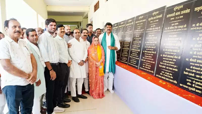 गुनाः मंत्री राजपूत ने किया 815.64 लाख के विकास कार्यों का भूमिपूजन एवं लोकार्पण