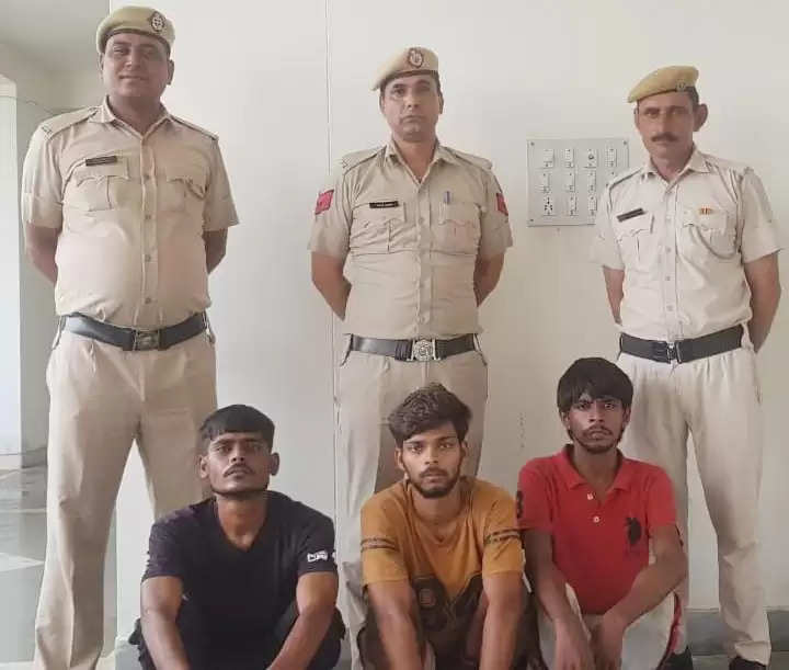 सोनीपत: पुलिस ने मोटरसाइकिल चोरी के आरोप में तीन गिरफ्तार किए