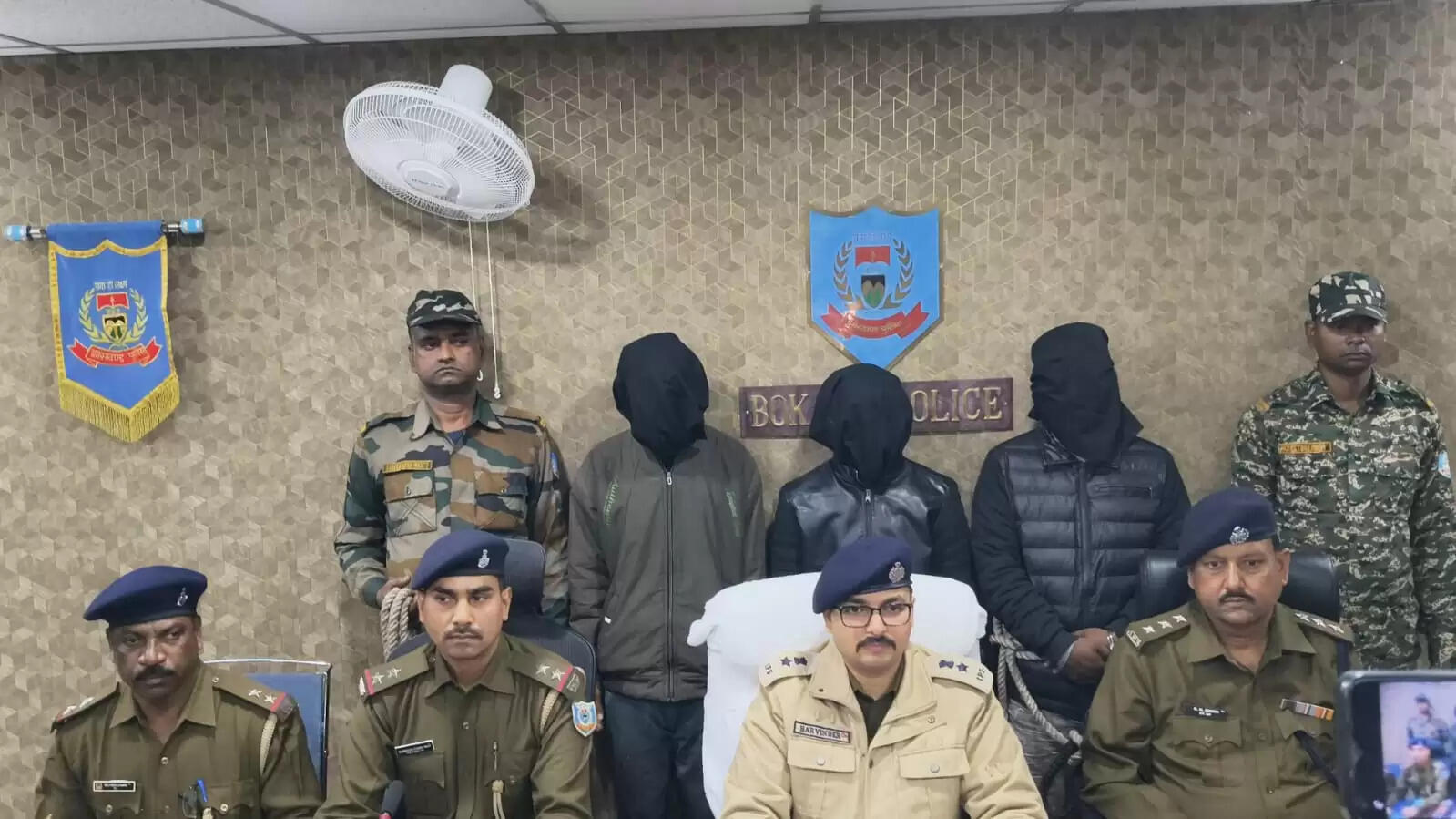 बोकारो में अंतरराज्यीय गिरोह का भंडाफोड़, तीन अपराधी गिरफ्तार