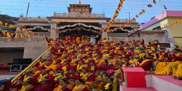 नवनिर्मित कुबेर मंदिर प्राण प्रतिष्ठा का तीन दिवसीय कार्यक्रम शुरू