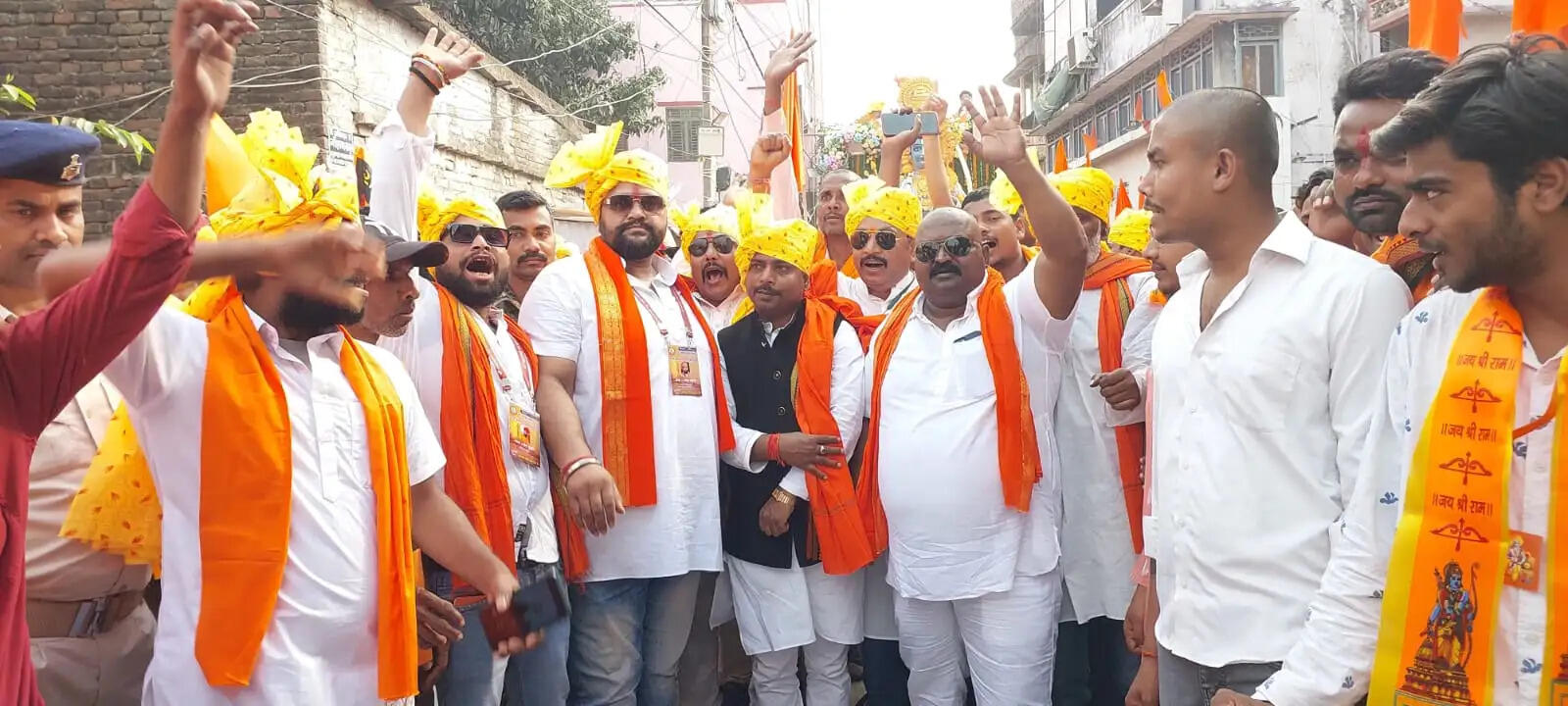 कड़ी सुरक्षा व्यवस्था के बीच निकली श्री रामनवमी रथयात्रा जुलूस