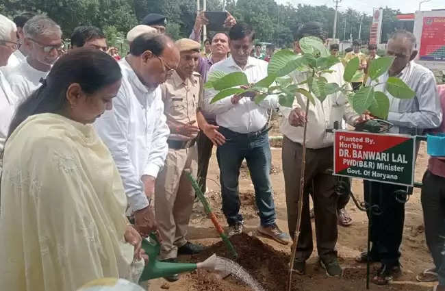 रेवाड़ीः हर व्यक्ति एक पेड़ मां के नाम अवश्य लगाएंः डा. बनवारी लाल