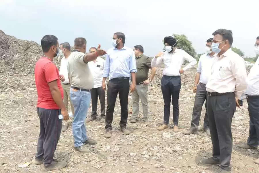 सरोना ट्रैचिंग ग्राउंड के कचरे को हटाकर उद्यान, खेल मैदान और बस डिपो बनाया जाएगा