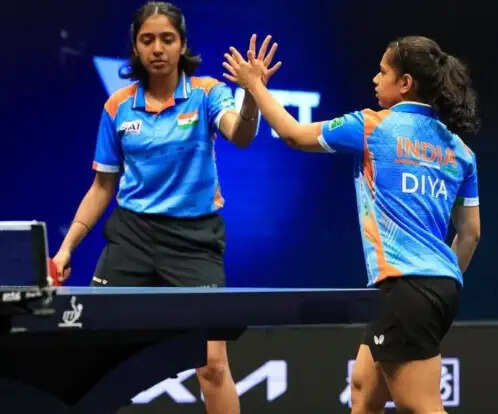 एशियाई खेल: भारतीय टेबल टेनिस जोड़ी दीया-यशस्विनी ने महिला युगल के दूसरे दौर में दर्ज की जीत