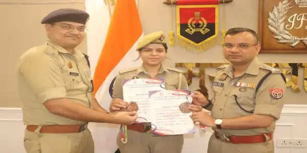 मुरादाबाद पुलिस की महिला सिपाही नेहा यादव ने जीते दो कांस्य पदक