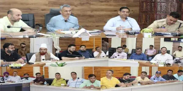 डोडा के उपायुक्त ने ईद उल-अज़हा की तैयारियों की समीक्षा की