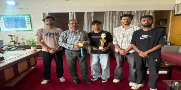 कृषि विश्वविद्यालय के छात्र रोहन ने राष्ट्रीय बॉडीलिफ्टिंग चैंपियनशिप में जीता स्वर्ण पदक