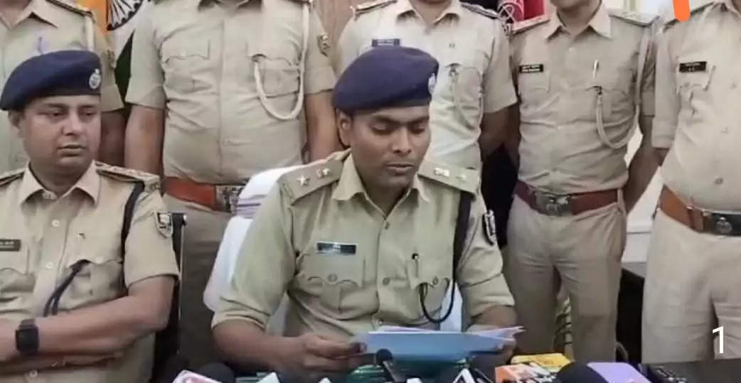 बालू माफिया एवं पुलिस के बीच गोलीबारी, पांच बालू माफिया गिरफ्तार