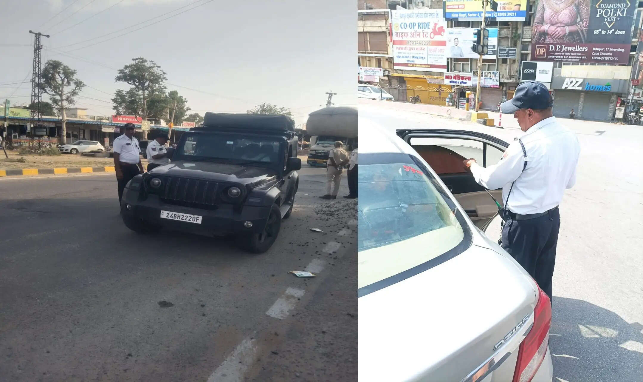 राजस्थान पुलिस ने 30 हजार से अधिक ब्लैक फिल्म वाले वाहन पकड़े