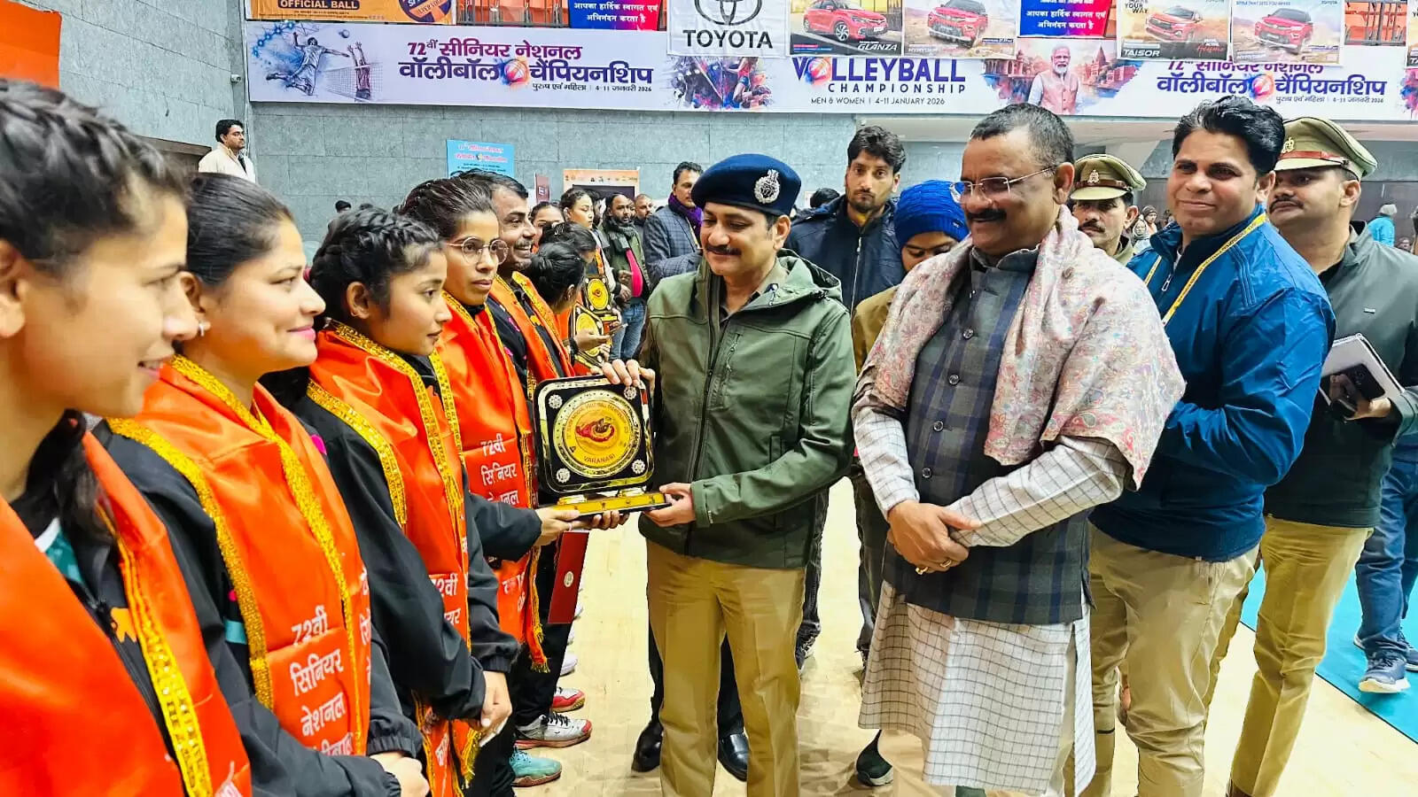 सीनियर नेशनल वॉलीबॉल चैम्पियनशिप: हैट्रिक जीत के साथ उप्र की बेटियों का दबदबा, पंजाब पर बड़ी जीत