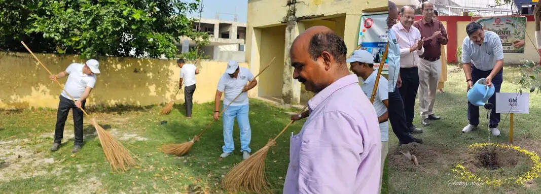 महाप्रबंधक उत्तर मध्य रेलवे ने किया वृंदावन रोड स्टेशन का निरीक्षण