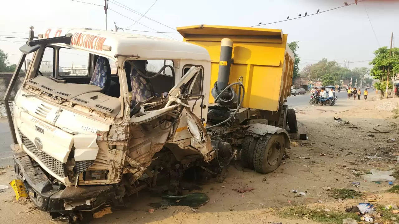बलिया में ट्रेलर ने सड़क किनारे खड़े तीन ट्रक खलासियों को रौंदा, मौके पर ही मौत