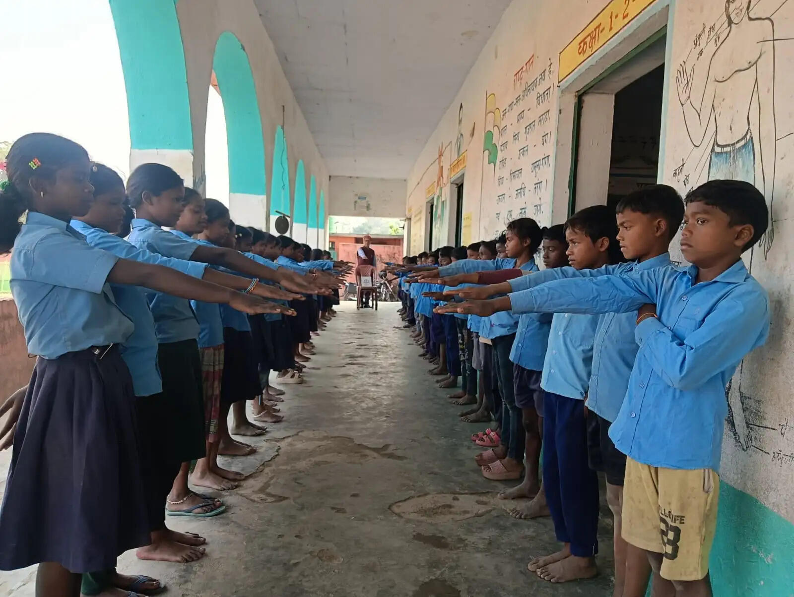 विश्व सामाजिक न्याय दिवस पर भेदभाव मिटाने का स्कूल में हुआ शपथ कार्यक्रम