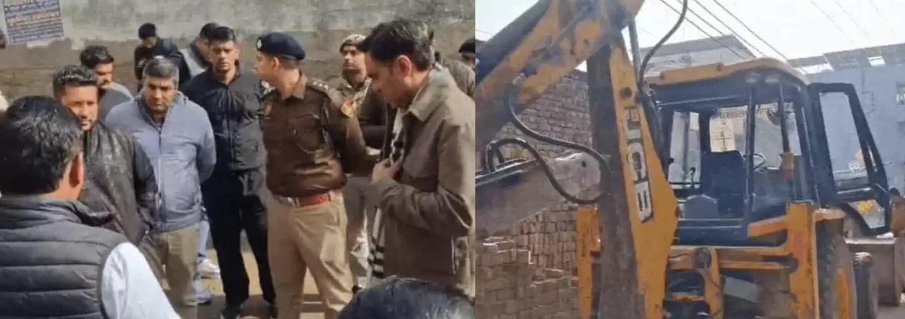 गुरुग्राम: गैंगस्टर की प्रॉपर्टी को तोड़े बिना ही लौटे डीटीपी, हुआ हंगामा