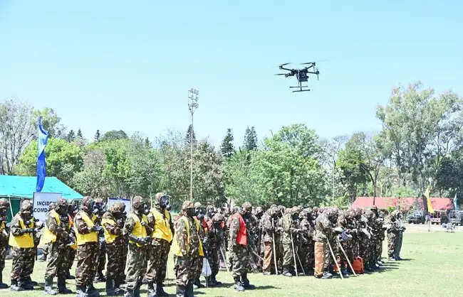 रासायनिक रिसाव की काल्पनिक स्थिति पर हुआ समन्वित अभ्यास