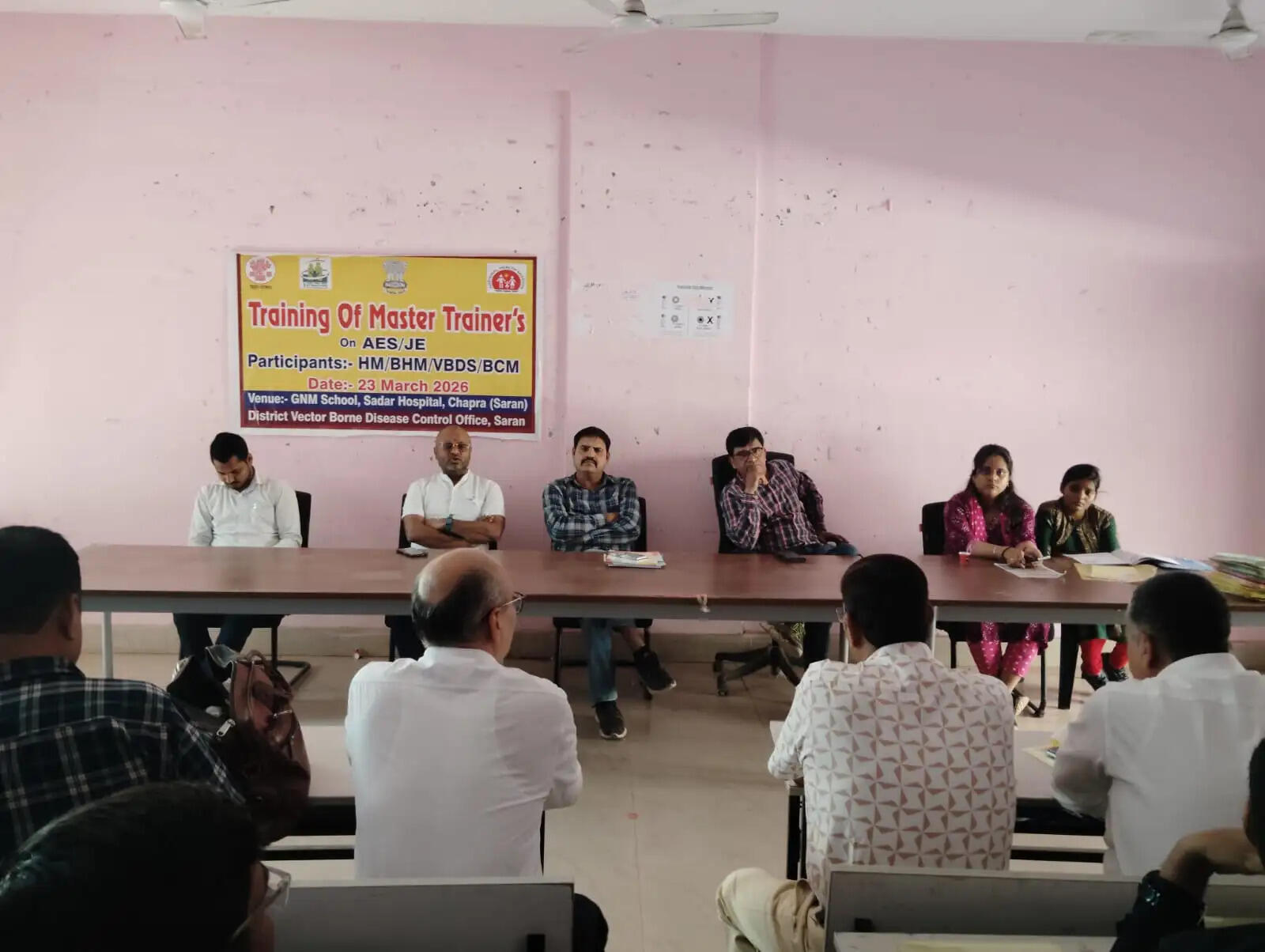 सारण में चमकी बुखार को लेकर मास्टर ट्रेनरों को दिया गया प्रशिक्षण