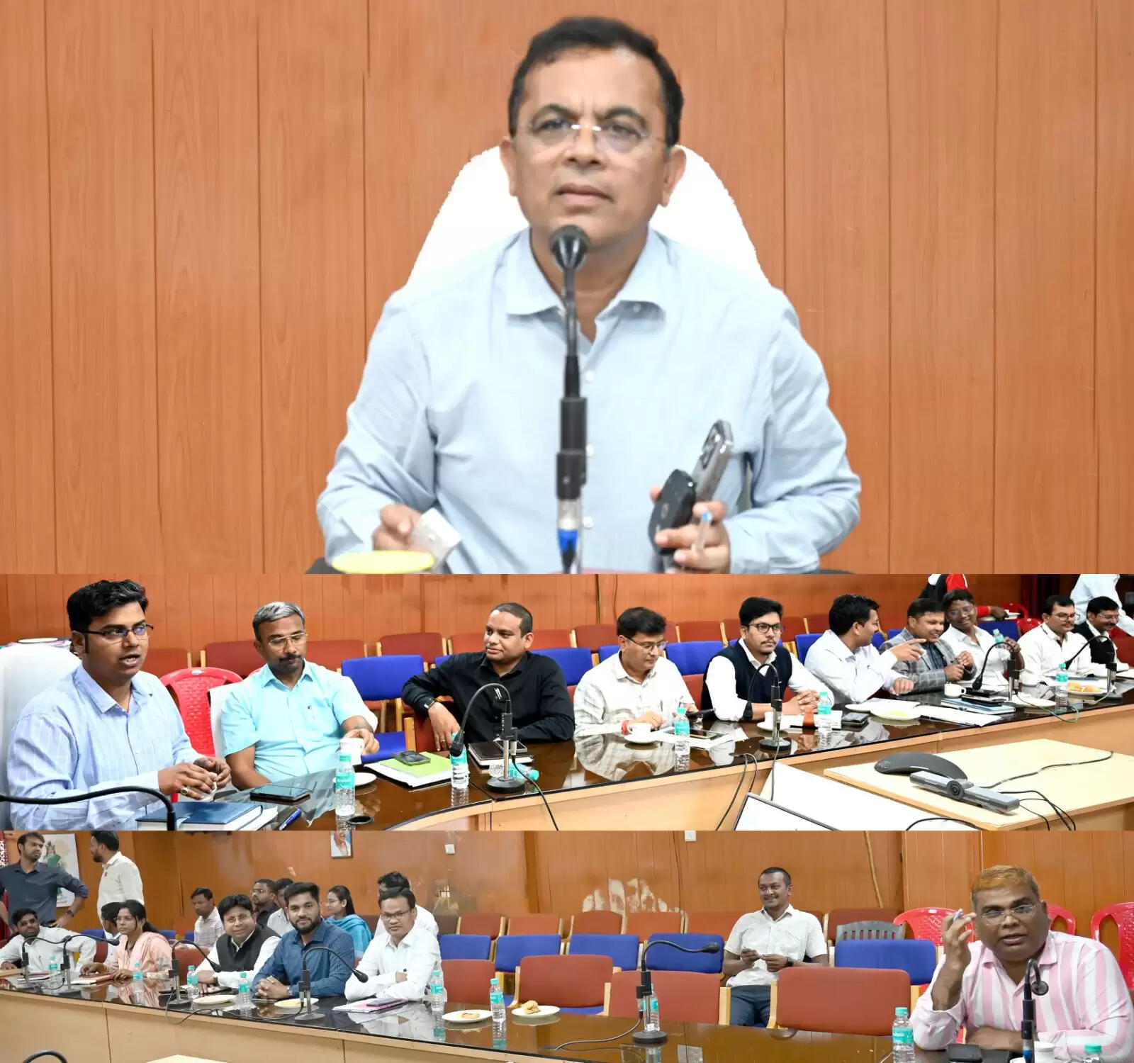 जांजगीर : कलेक्टर जन्मेजय महोबे की अध्यक्षता में राजस्व अधिकारियों की बैठक संपन्न