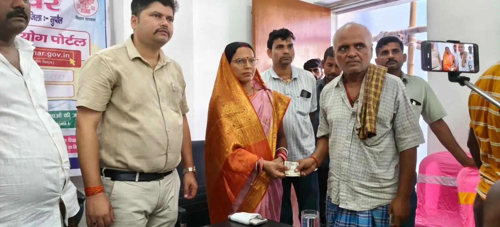 सरायगढ़ भपटियाही में सहयोग शिविर, 27 लाभार्थियों को मिला कबीर अंत्येष्टि अनुदान