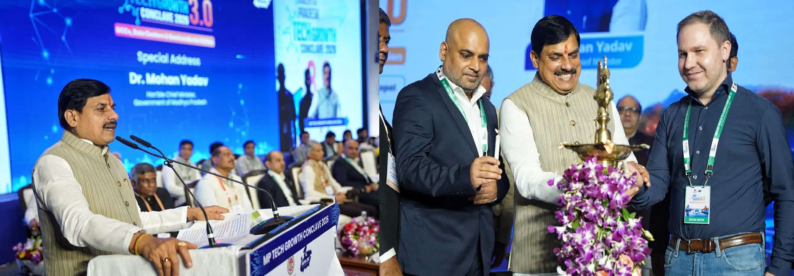 ‘एमपी टेक ग्रोथ कॉन्क्लेव 3.0’ का शुभारंभ : मोहन यादव बोले-प्रदेश टेक्नोलॉजी और हाई-टेक निवेश का हब बन रहा