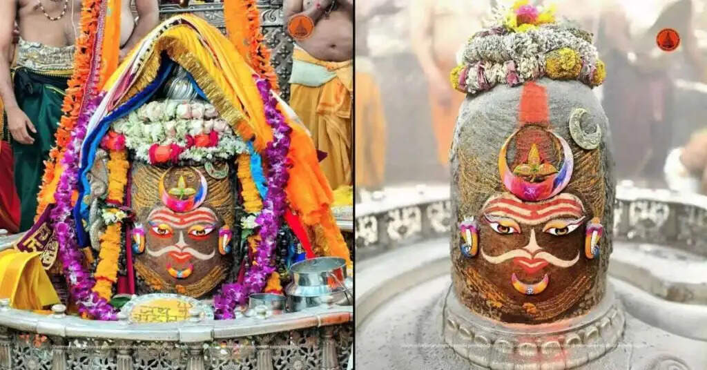 महाकाल को केसर जल अर्पित कर हुई रंगपंचमी की शुरुआत, भस्म आरती में राजा स्वरूप में सजे बाबा