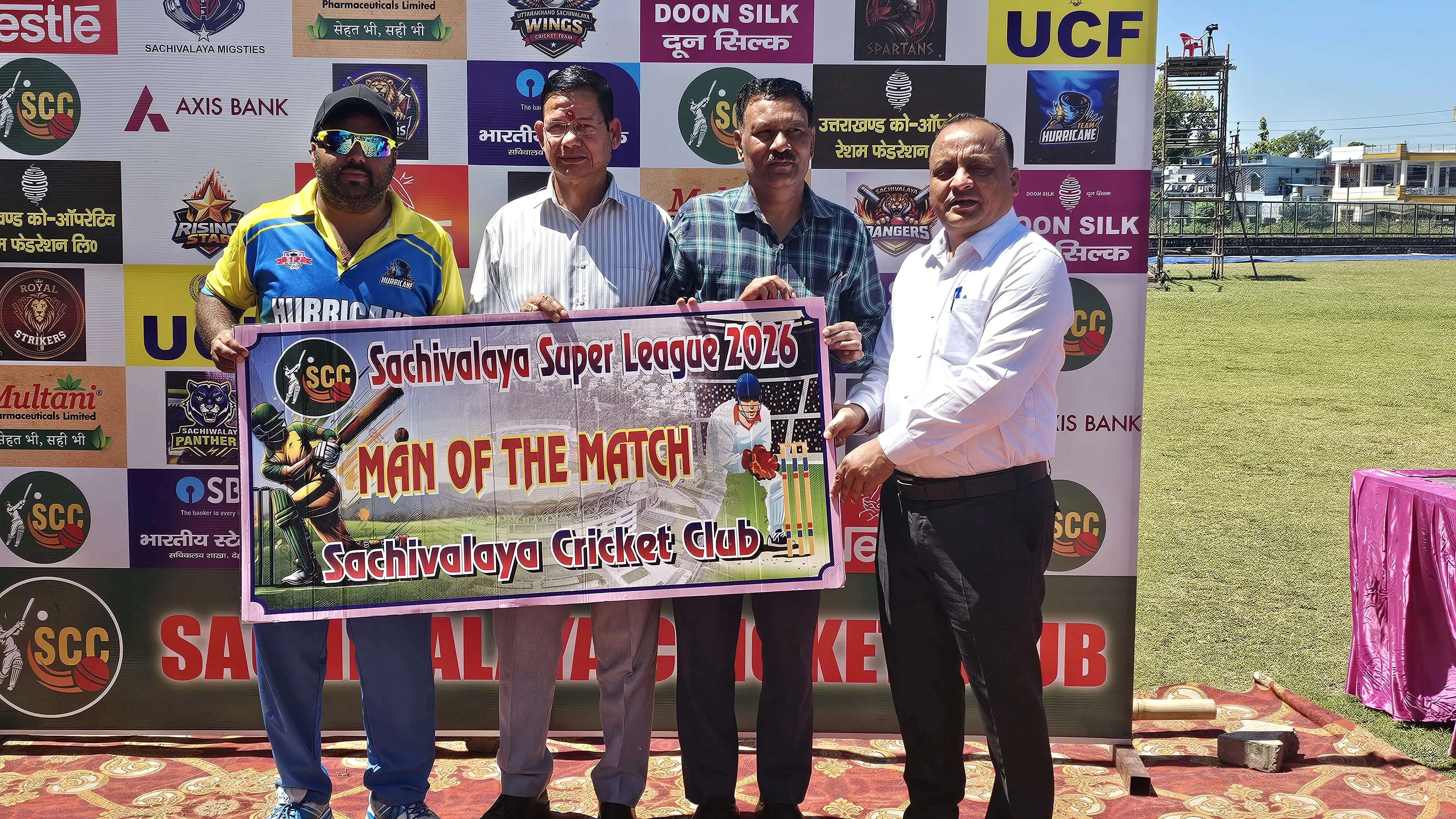 सचिवालय सुपर लीग में अनुज चमोली का ऑलराउंड प्रदर्शन, हरिकेन की बड़ी जीत