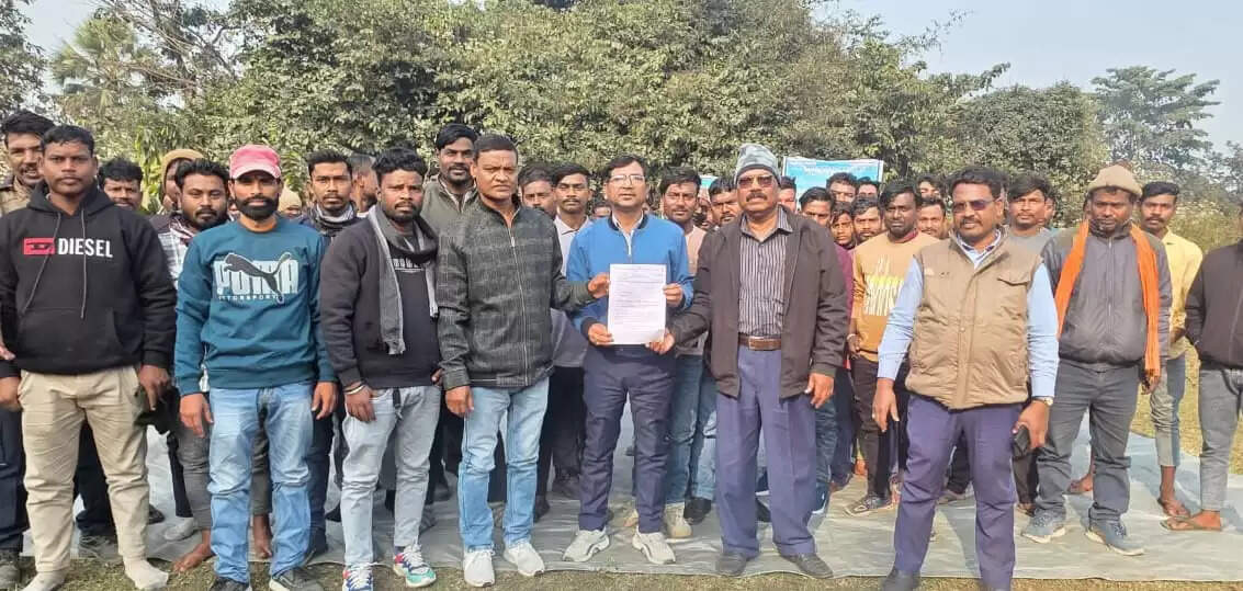 मांगे पूरी नहीं हाेने पर आंदाेलन की चेतावनी