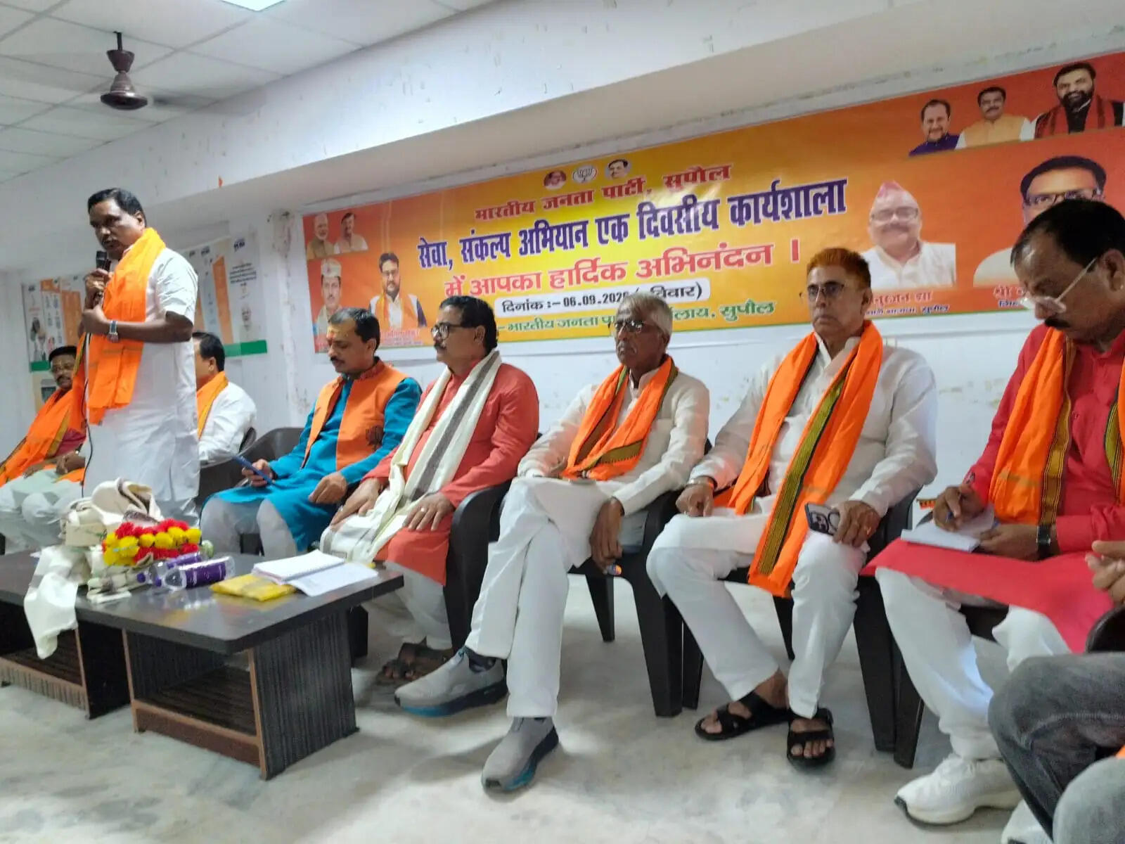 भाजपा कार्यालय में सेवा संकल्प अभियान के तहत कार्यशाला आयोजित