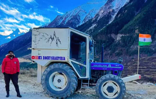 सोनीपत: हरियाणे का छौरा ट्रैक्टर को घर बनाकर भारत भ्रमण पर निकला