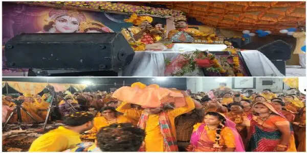 राजगढ़ः शिवधाम कॉलोनी में श्रीकृष्ण जन्मोत्सव धूमधाम से मनाया, गिरिराजधरण उत्सव पर अर्पित होगा छप्पन भोग