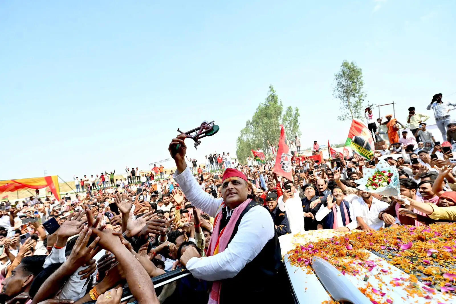 भाजपा झूठी पार्टी, संसद में पास महिला आरक्षण बिल नहीं कर रही लागू : अखिलेश यादव